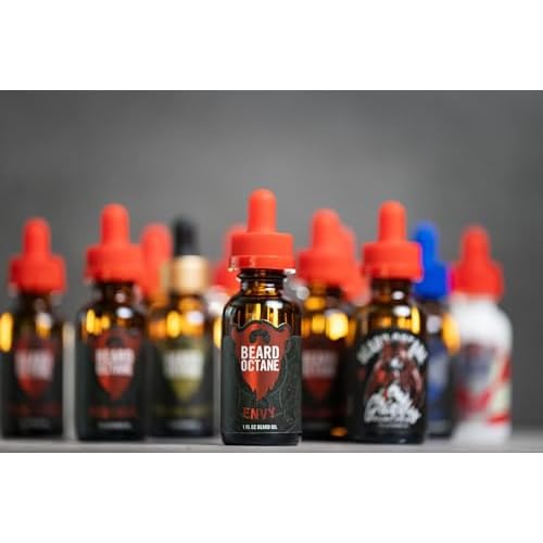 Beard Octane Beard Oil for Men ? Liquid Gold (Frankincense, Oud Cologne) ? Softens & Conditions Dry Beards With Argan & Jojoba ? 1oz