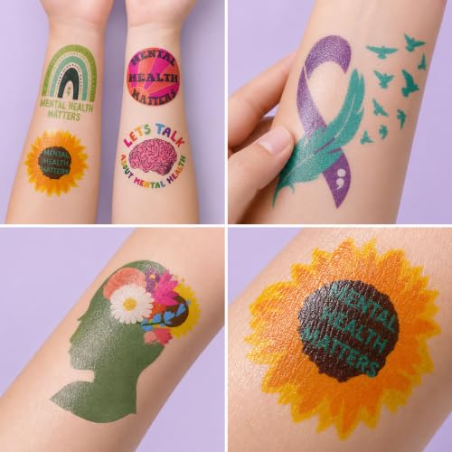 96 PCS Motivational Temporary Tattoos - Inspirational Quotes