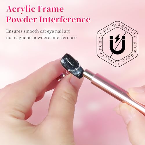 ANGNYA Magnetic Nail Stand Set – Aurora Display Holder for Press On Nails