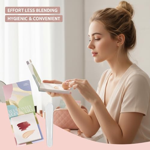 Disposable Makeup Mixing Palette - 3 Sets with 300 Sheets