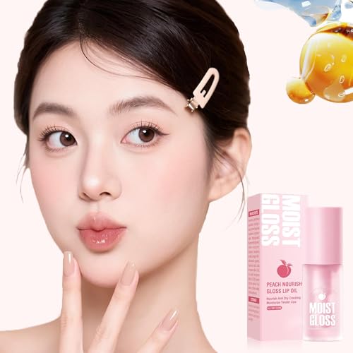 4-Piece Hydrating Lip Oil Set - Avocado, Grape, Peach, Honey