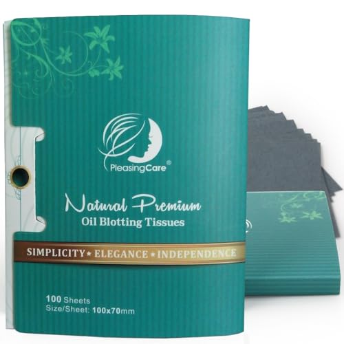 Bamboo Charcoal Oil Blotting Paper, 200 Sheets | PleasingCare