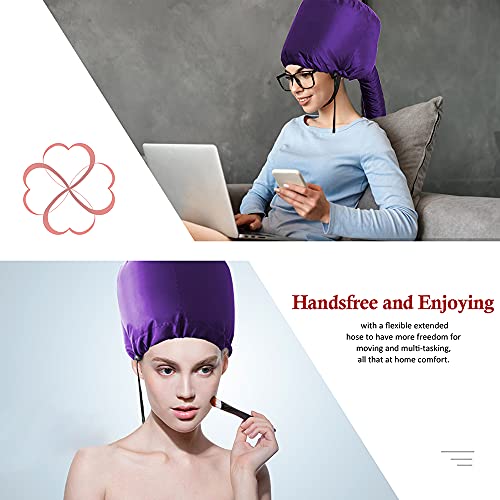 Hair Dryer Bonnet with Extended Hose - Deep Conditioning