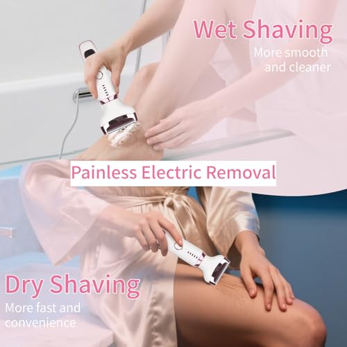 4-in-1 Electric Razor for Women & Men - Rechargeable Hair Removal Kit