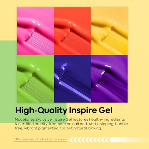 Modelones Neon Gel Nail Polish Set 6 Colors Bright Neon Summer A1-Bright Neon Gala