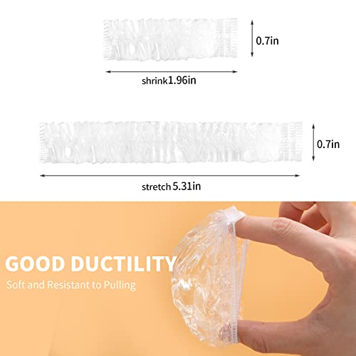 200-Pack Disposable Waterproof Ear Covers for Shower & Hair Care