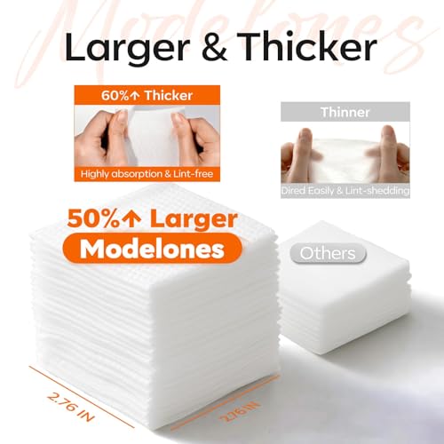 Modelones Acetone Nail Polish Remover Pads 50pc