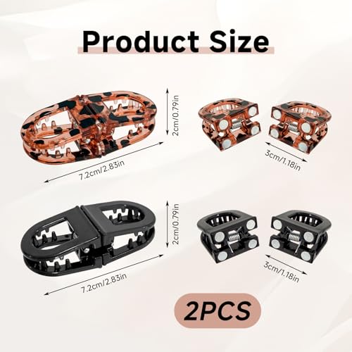 Magnetic Hair Clips for Women - Strong Hold, No Slip & No Crease
