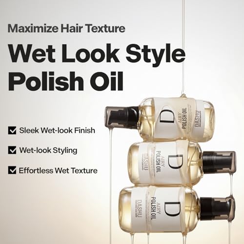 DASHU Pro Airy Polish Oil - Plant-Based Hair Styling Oil