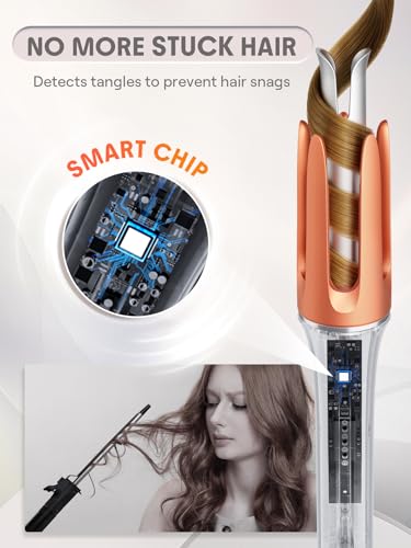 SHEGLAM Automatic Curling Iron 1 1/4" - Fast Heating, 3 Temps