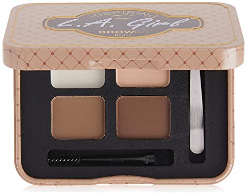 L.A. Girl Inspiring Brow Kit - Light & Bright with Tools