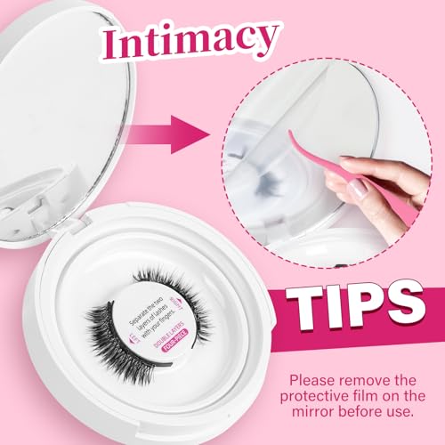 Magnetic Eyelashes with Applicator - Reusable Lashes Kit, No Glue