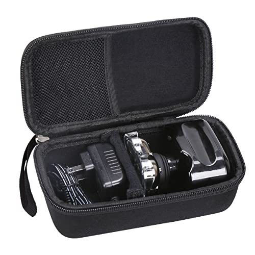 Aproca Case Compatible with Skull Shaver Pitbull Silver PRO SX5 Head and face Shaver, Portable Storage Bag for Accessories (Black-New)