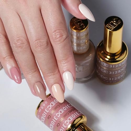 Daisy DND Gel Base Coat & No Cleanse Top Coat Set for UV/LED Light