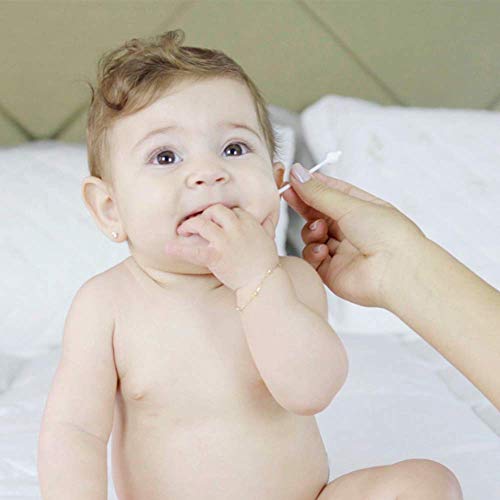 Rayhee Baby Safety Cotton Swabs, 220 Count (4 Packs)