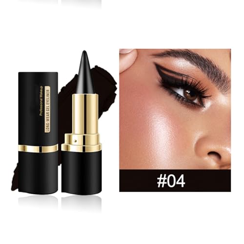 Black Gel Eyeliner Pencil Waterproof Long-Lasting
