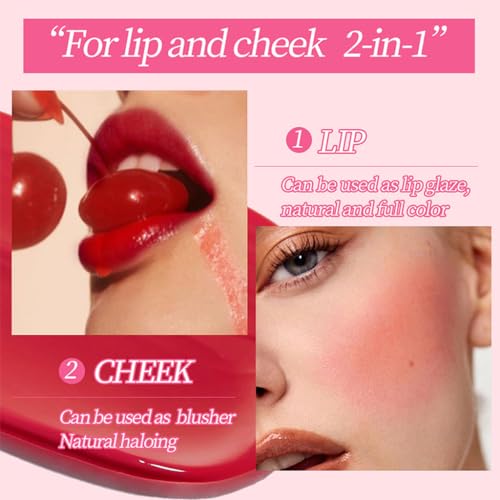 Yasovigi 6 Colors Lip Oil Tint - Moisturizing Liquid Lipstick