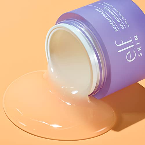 e.l.f., SuperHydrate Moisturiser, Fast-Absorbing, Non-Greasy, Gel Formula, Hydrates, Tones, Clarifies, Protects, Infused with Vitamin E, 1.69 Oz