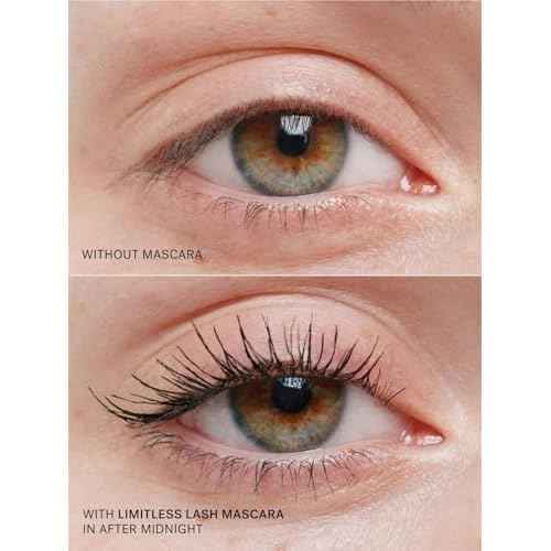 ILIA - Limitless Lash Mascara | Lightweight, Nourishing, Lengthening, Lifting | Flake + Smudge-Resistant | Non-Toxic, Cruelty-Free, Ophthalmologist-Tested, Safe For Sensitive Eyes (Soft Black)