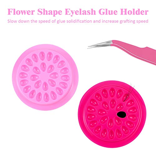 150 Pcs Eyelash Extension Glue Holder Trays - Disposable Lash Palette