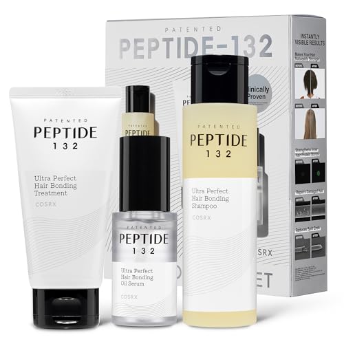 COSRX PEPTIDE 132 Hair Care Kit - Shampoo, Treatment & Serum