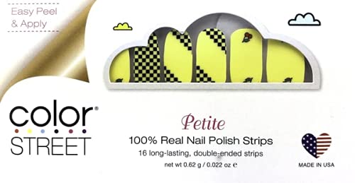 Checks n' Cherries - Color Street Nail Strips (Petite), FDC235