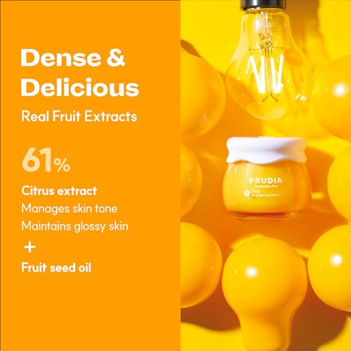 FRUDIA WELCOS Citrus Brightening Face Cream w/Mandarin Peel Extract, 1.94 fl oz