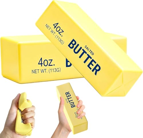 Slow Rising Butter Stick Squishy Toy - Stress Relief (2pcs)