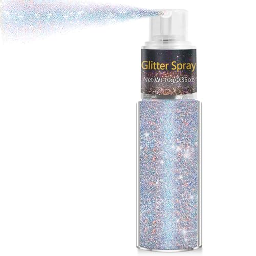 Holographic Glitter Spray for Hair & Body - 10g Meilury