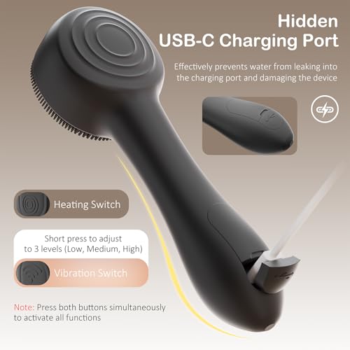 Silicone Facial Cleansing Brush - Rechargeable Face Scrubber