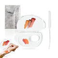 Acrylic Makeup Mixing Palette with Spatula & Felt Bag - 180° Folding