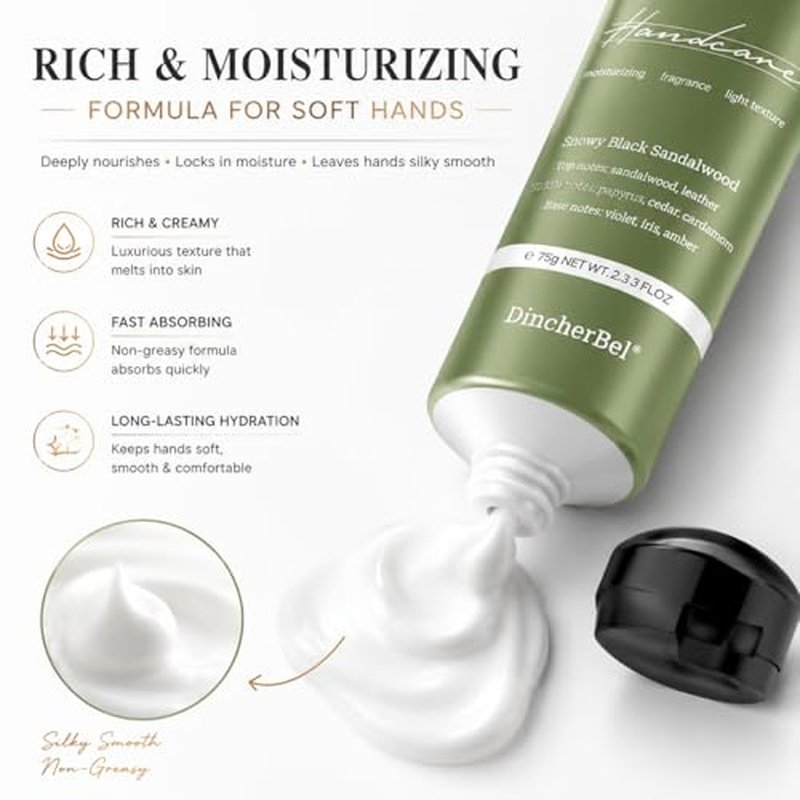 DincherBel Hand Cream Gift Set 6-Pack 2.33oz – Travel Size
