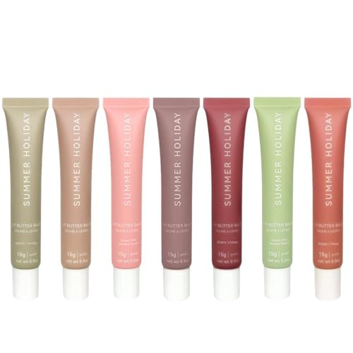 7PCS Lip Gloss Set - Hydrating Moisturizing Lip Balm & Lip Gloss for Dry Lips