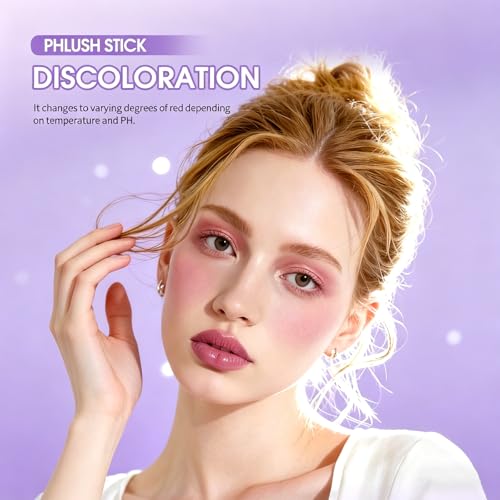 Temperature Color Changing Blush Stick - 2 Pack Multi-Use Makeup