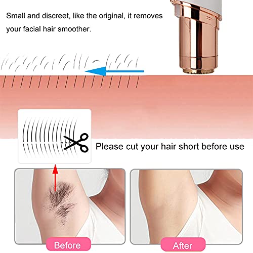 Dealswin Facial Hair Remover Replacement Heads£ºCompatible with Gen 1 Finishing Touch Flawless Facial Hair Removal Tool Women, As Seen On TV 18K Gold-Plated Rose Gold 4 Count, Generation 1 Single Halo