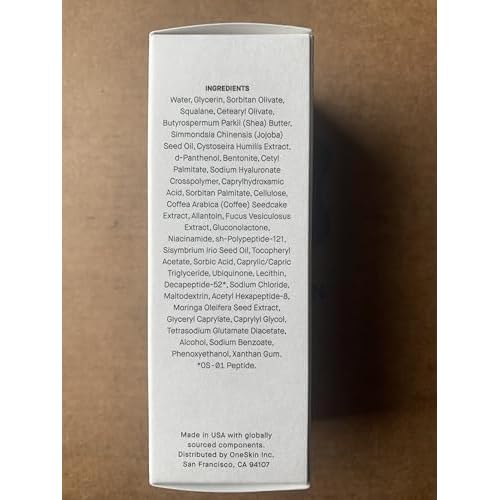 OneSkin EYE OS-01 Peptide Topical Supplement | Skin Longevity Age Reversal Eye Cream | Safe for Sensitive Skin, Fragrance-Free
