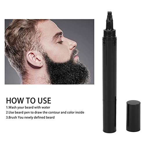 Beard Pencil Filler - Double Ended Black Styling Pen