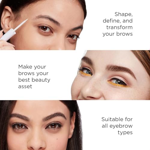 Arches & Halos Brow Sculpting Set - Dual Ended Brush With Brow Building Pomade In Espresso - Define, Brush And Blend Brows - Easily Fill, Sculpt Sleek Eyebrows - Vegan, Cruelty Free Makeup - 2 Pc