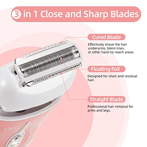 Women’s Cordless Electric Razor for Legs & Body - Rechargeable, Gentle on Skin