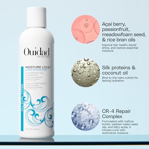 Ouidad Curl Detox Bundle - Clarifying Shampoo, Nourishing Oil & Hydrating Hair Mask for All Curl Types