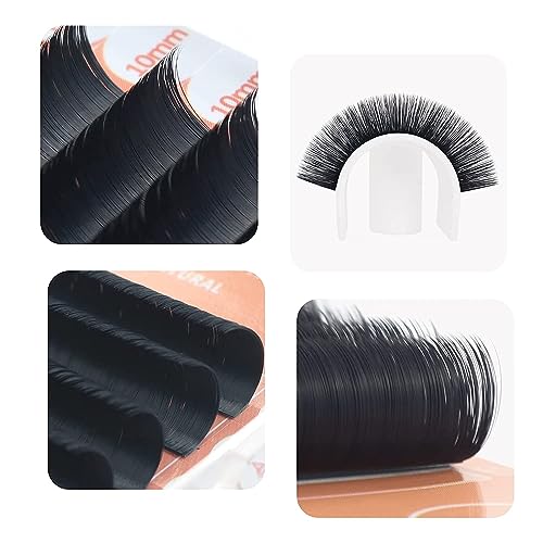 Easy Fan Eyelash Extensions 0.07D D Curl 8-15mm Mix