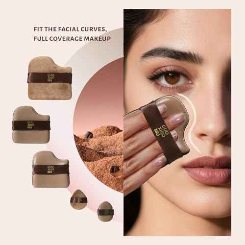 24pcs Powder Puffs Set With 4 Cases, Makeup Powder Puff, Velour Makeup Puff, Setting Powder Puff, Reusable & Washable, Ideal For Foundation, Powder Cream, Setting, Christmas Gifts For Women