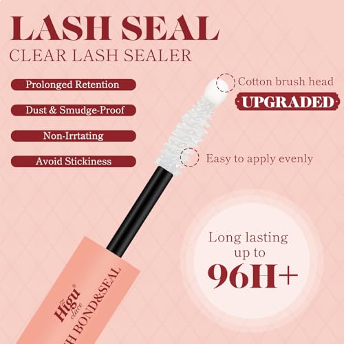 Higu Clace Lash Bond and Seal - 10ml Waterproof Lash Glue