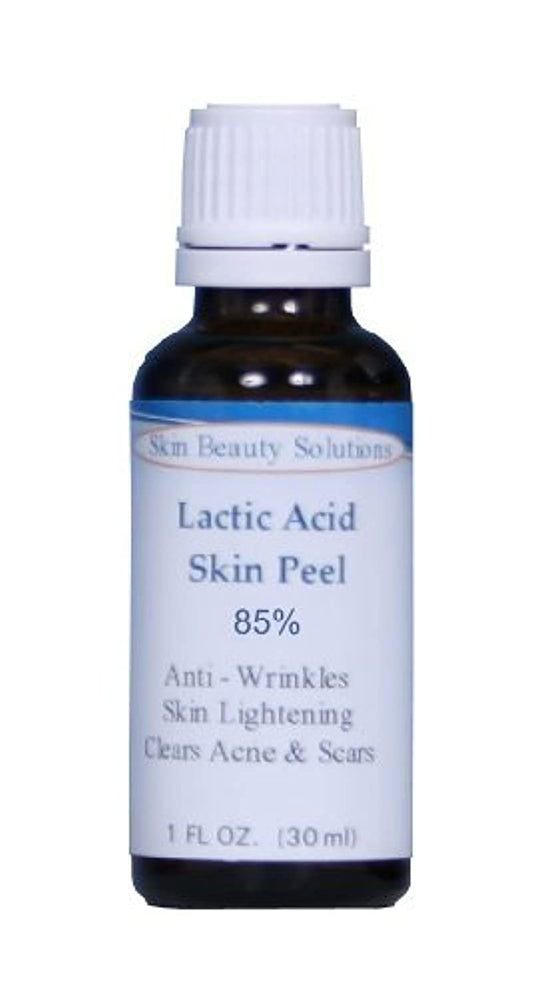 LACTIC Acid Peel 90% Skin Chemical Peel- At Home Peel-Alpha Hydroxy (AHA) For Acne Scars, Skin Brightening, Wrinkles, Dry Skin, Age Spots, Uneven Skin Tone, Melasma, Clogged Pores, Blackheads (1oz)