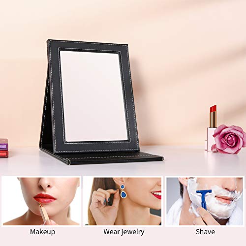 DUcare Portable Travel Mirror Folding Vanity with Stand
