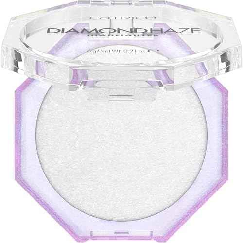 Catrice | Diamond Haze Highlighter (010 Gimme Glitter) | Stunning 3D Shimmer Effect for Face & Body | Silky, Buildable Glow | Vegan & Cruelty Free