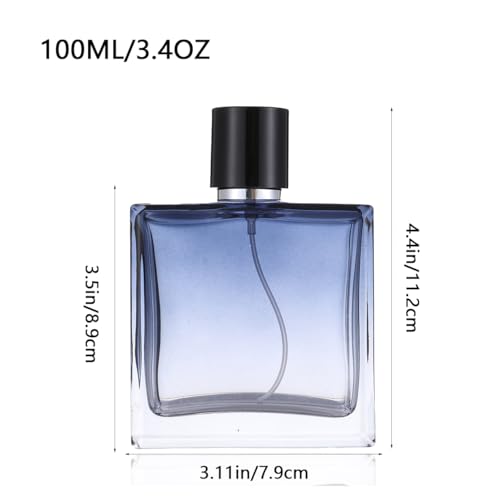 Refillable Glass Perfume Spray Bottle 100ml Fine Mist Atomizer