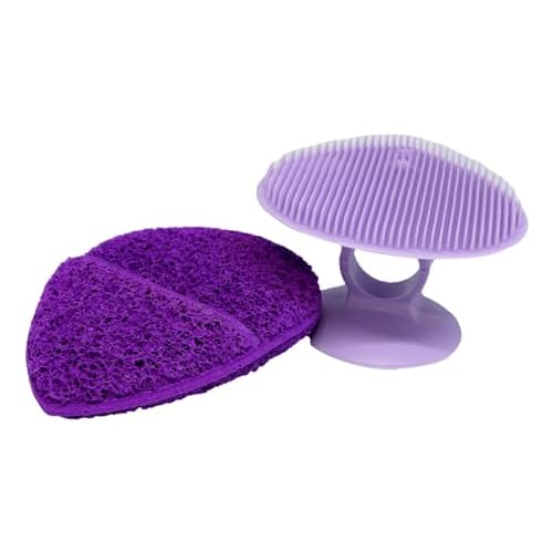 Cala Purple facial exfoliator duo