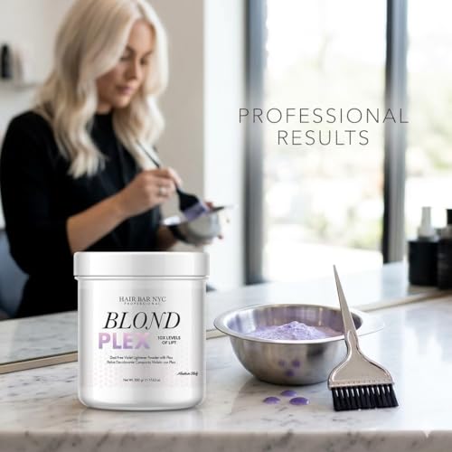 Blond Plex Violet Lightener Powder 500g - 10 Level Lift