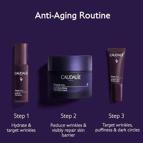 Caudalie Premier Cru Rich Cream Anti-Aging Skincare Set